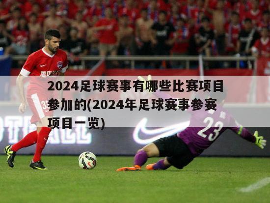 2024足球赛事有哪些比赛项目参加的(2024年足球赛事参赛项目一览)